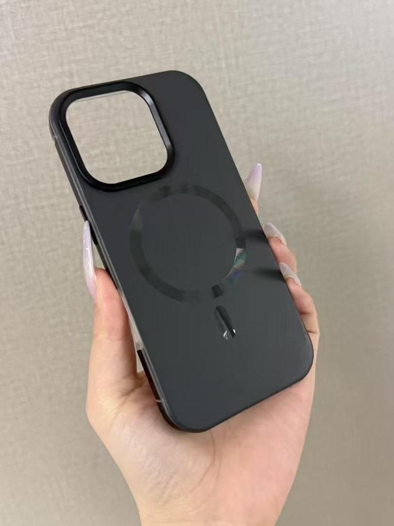 Premium Magnetische Kabellose Lade Metallrahmen Hülle für iPhone 17 Pro Max