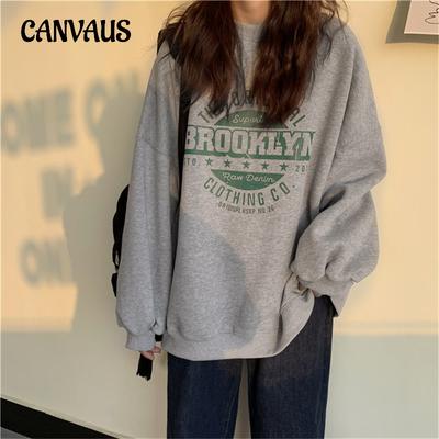 Női Plus Size Pulóver Őszi Kapucnis Kabát Harajuku Laza Felső