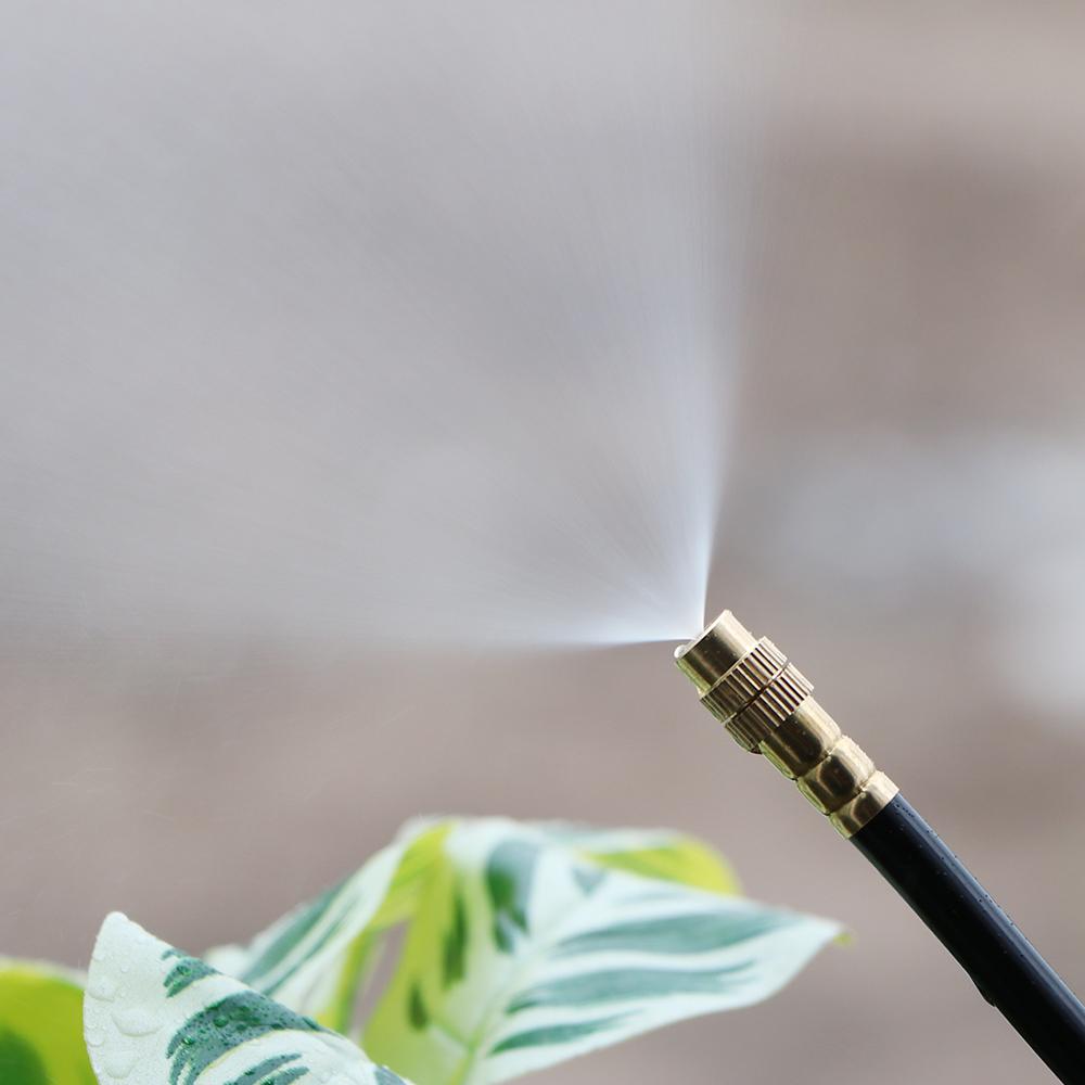 20-5m 3/8" 9/12mm Misting Cooling System 360° Free-bend Brass Nozzle Adjustable Atomizer Sprayer Garden Irrigation 80mesh Filter