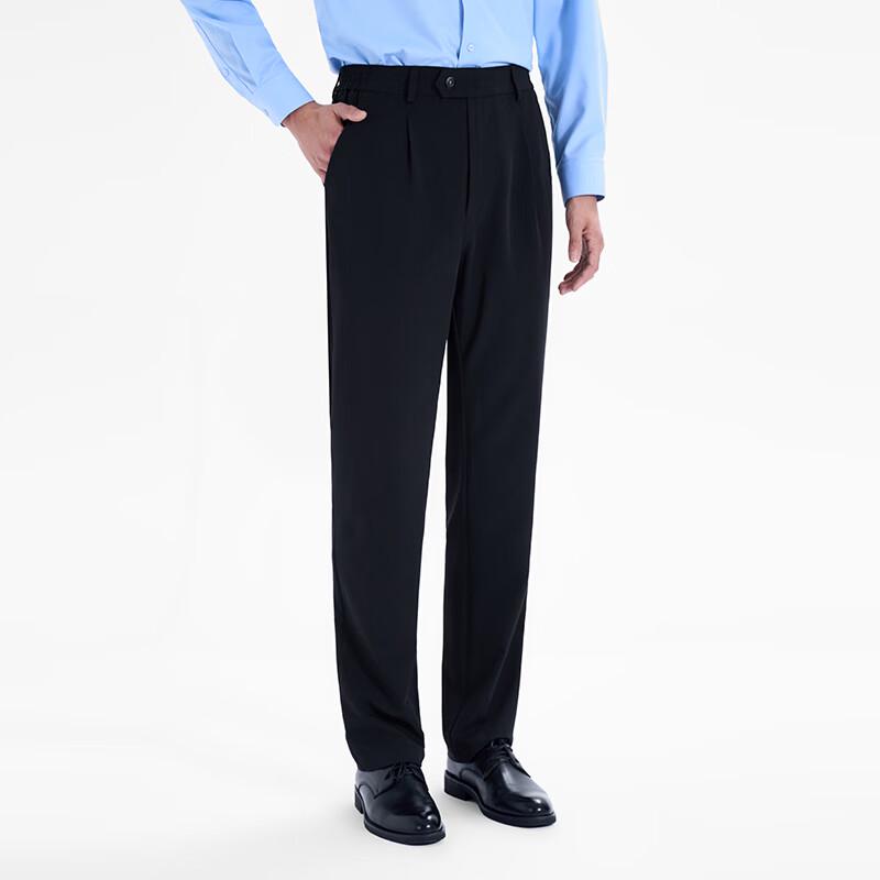Men's Summer Drapey Business Casual Straight Leg Pants