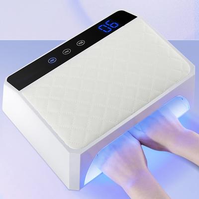 2-in-1-Nagellampe mit Wandstecker, 178 W, Gel-Nagellack-Trockner, Maniküre-Maschine, professionelle UV-LED-Nagellampe für zwei Hände