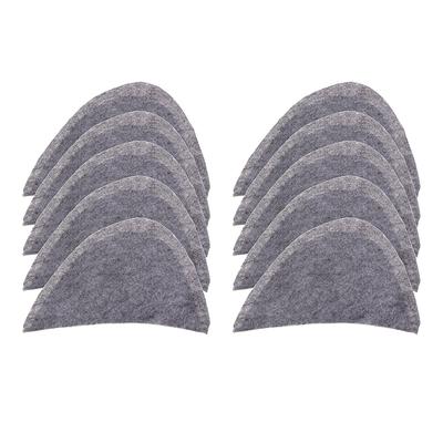 5 Pairs Cotton Shoulder Pads Insert SewIn Padding for Suits Lining