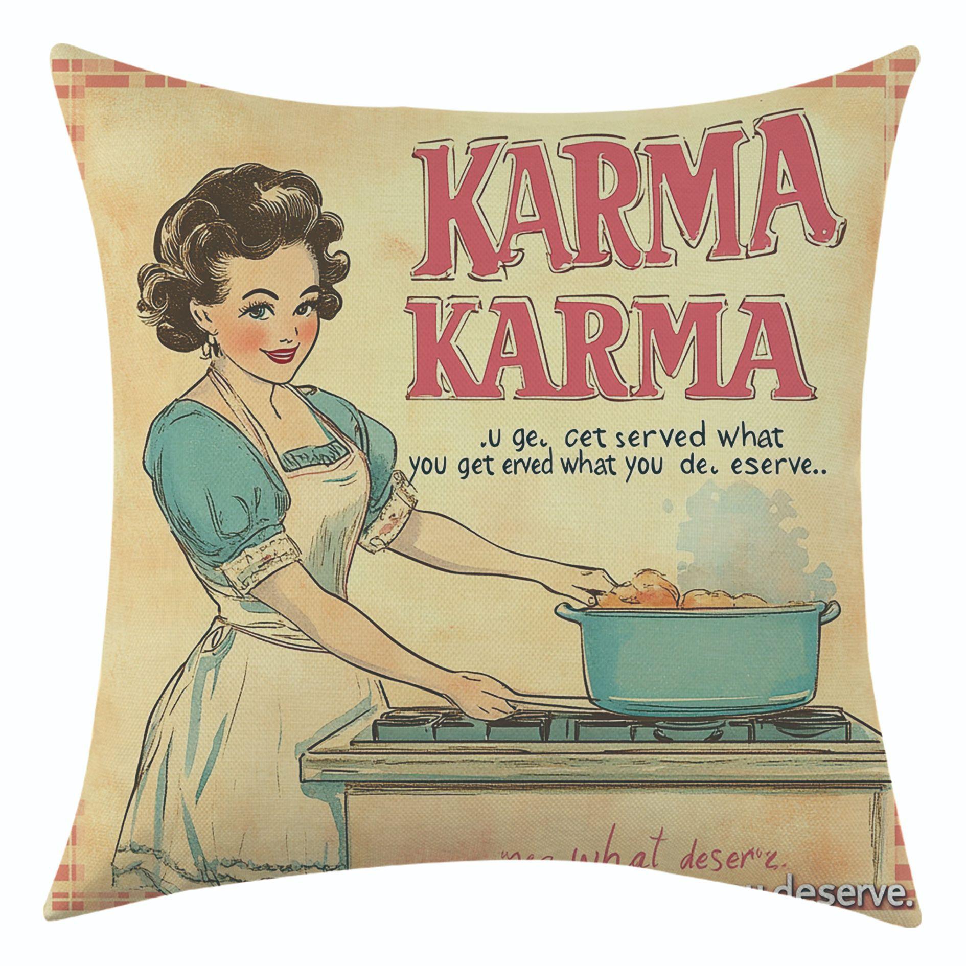 

New American Housewife Series Pillowcase for Holiday Decoration and Car Cushion Cover 45 * 45 separate pillow cover