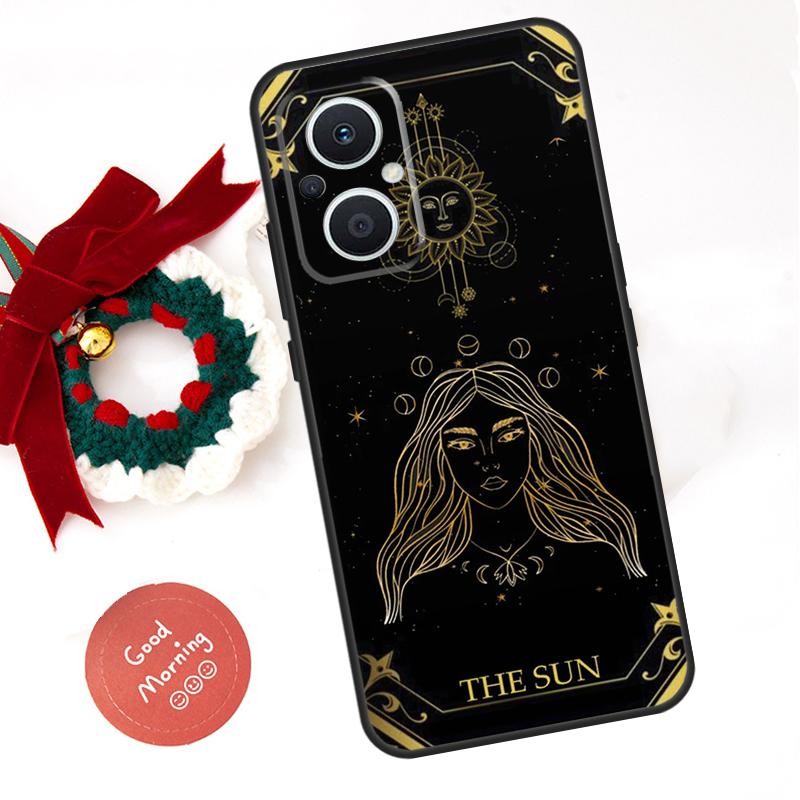 Astrology Tarot Cards Funda For OPPO Reno 14F 14 13 12 11 10 Pro 11F 12F 13F 7 8 Lite OPPO Find X8 X5 X9 Pro Case