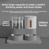 Pet Integrated Automatic Water and Food Feeder and Water Dispenser, Large Capacity, Dry and Wet Separation, Cat Bowl and Dog Bowl, Pet Supplies