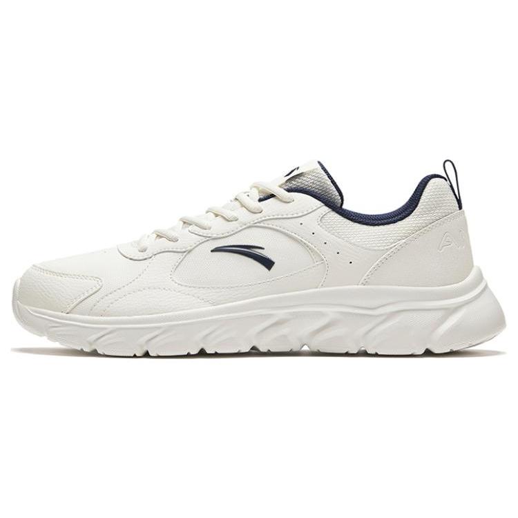 

Anta Slip Resistant, Abrasion Resistant, Lightweight Low top Running Shoes Men s White 912345580-10 40.5