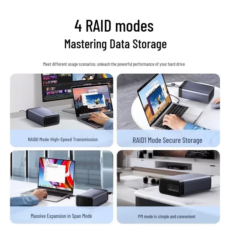 UGREEN Dual-Bay RAID Hard Drive Enclosure
