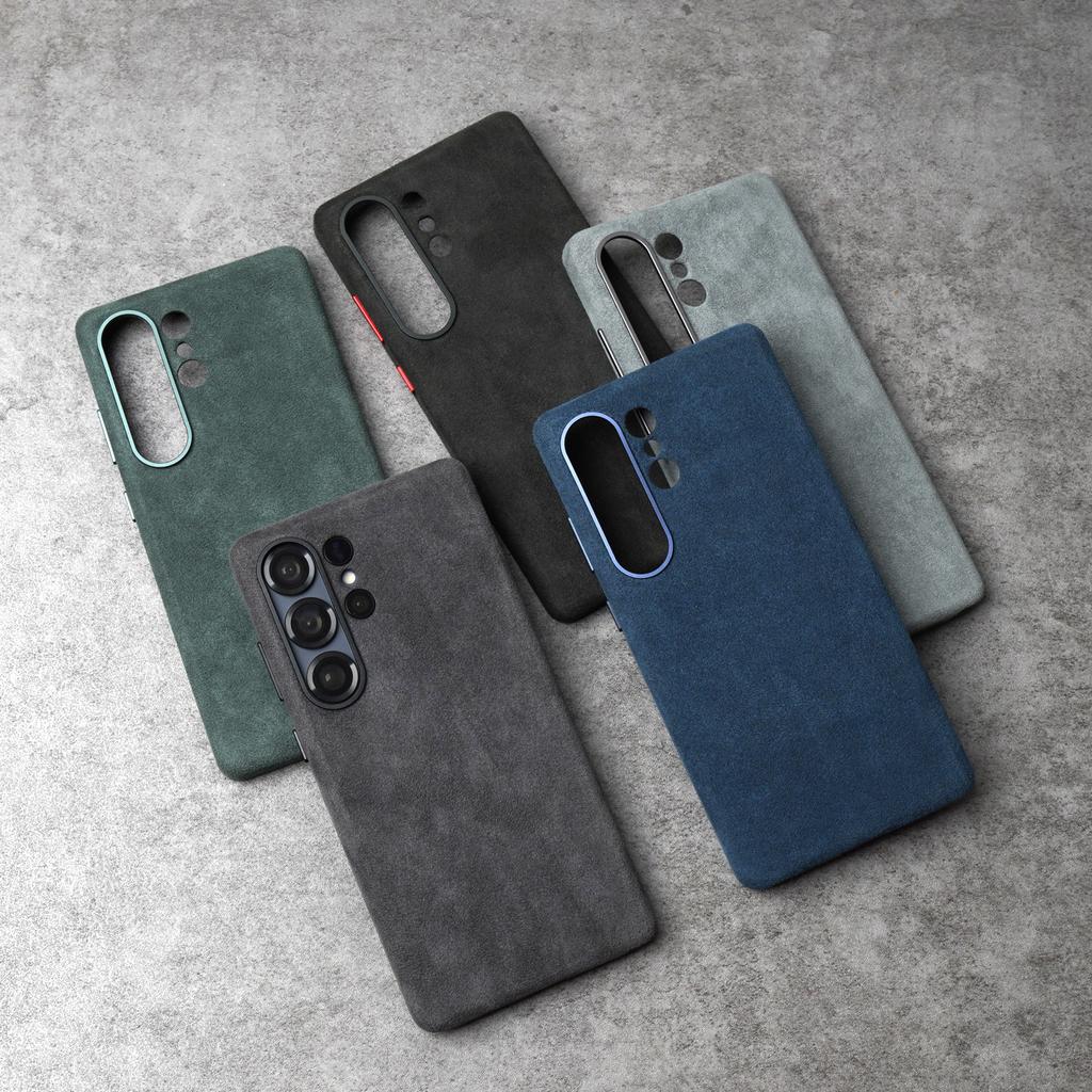 Магнітний чохол ALCANTARA для Samsung Galaxy S25 S24 Ultra 5G Розкішний Бізнес Суперкар Той самий штучний шкіряний чохол для телефону