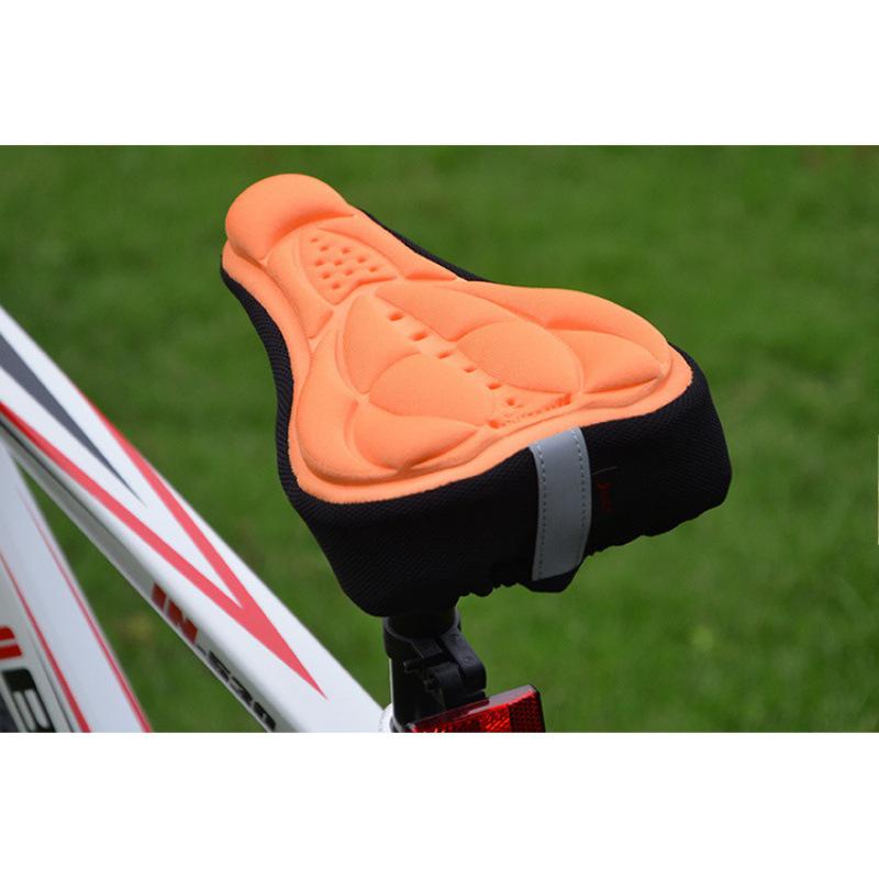 3D Silicone Sponge Mountain Bike Seat Cushion - Thick, Soft Saddle Cover