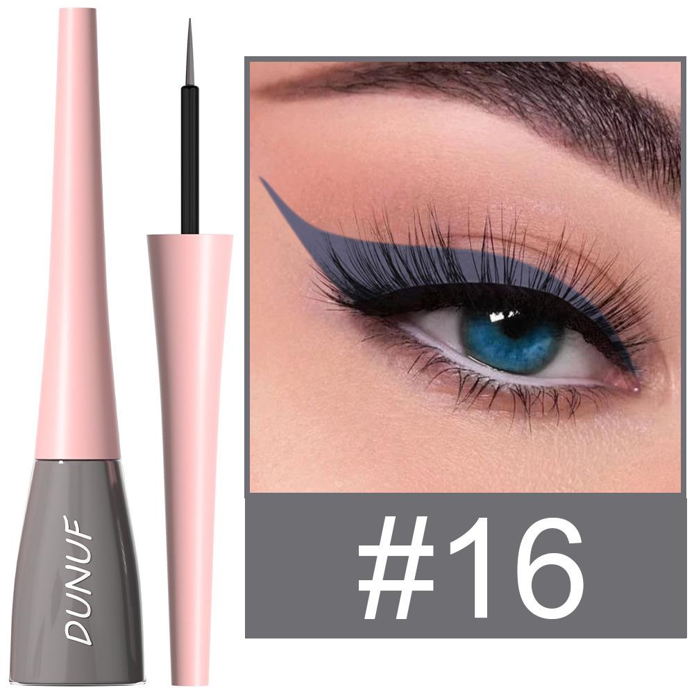 18 Colors of Liquid Eyeliner for Long-lasting and Smudge-resistant Makeup