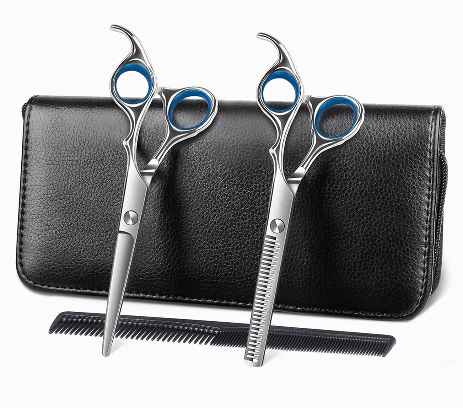 

ножницы для прореживания волос левые и стрижка челки зажим-клипса в комплекте Стрижка, стрижка, набор, ножницы, правые, профессиональные, для начинающих, парикмахер, барбер,