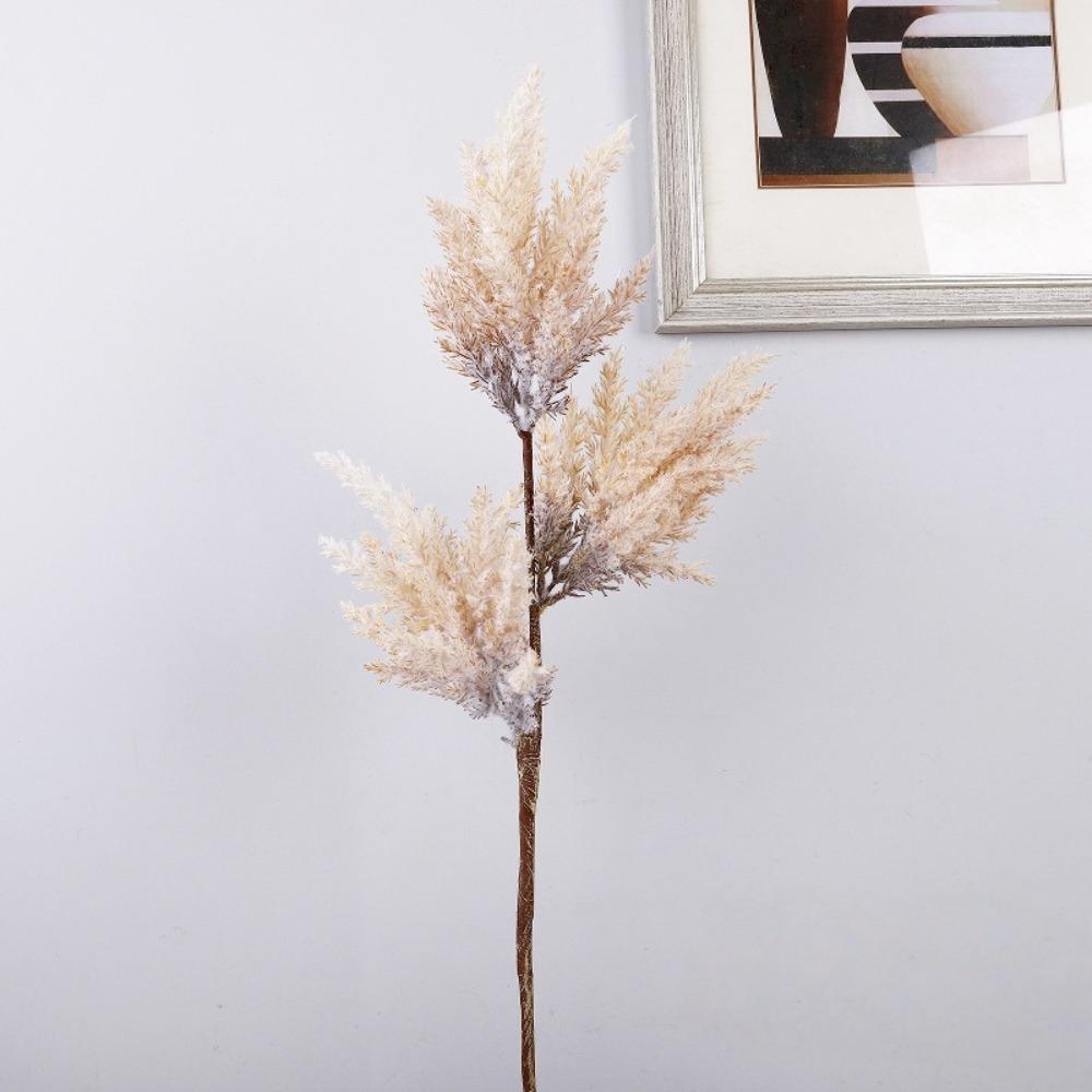 Künstliche, getrocknete Schilfrohrblumen im Landhausstil – realistische künstliche Pflanzenblumen fürs Büro