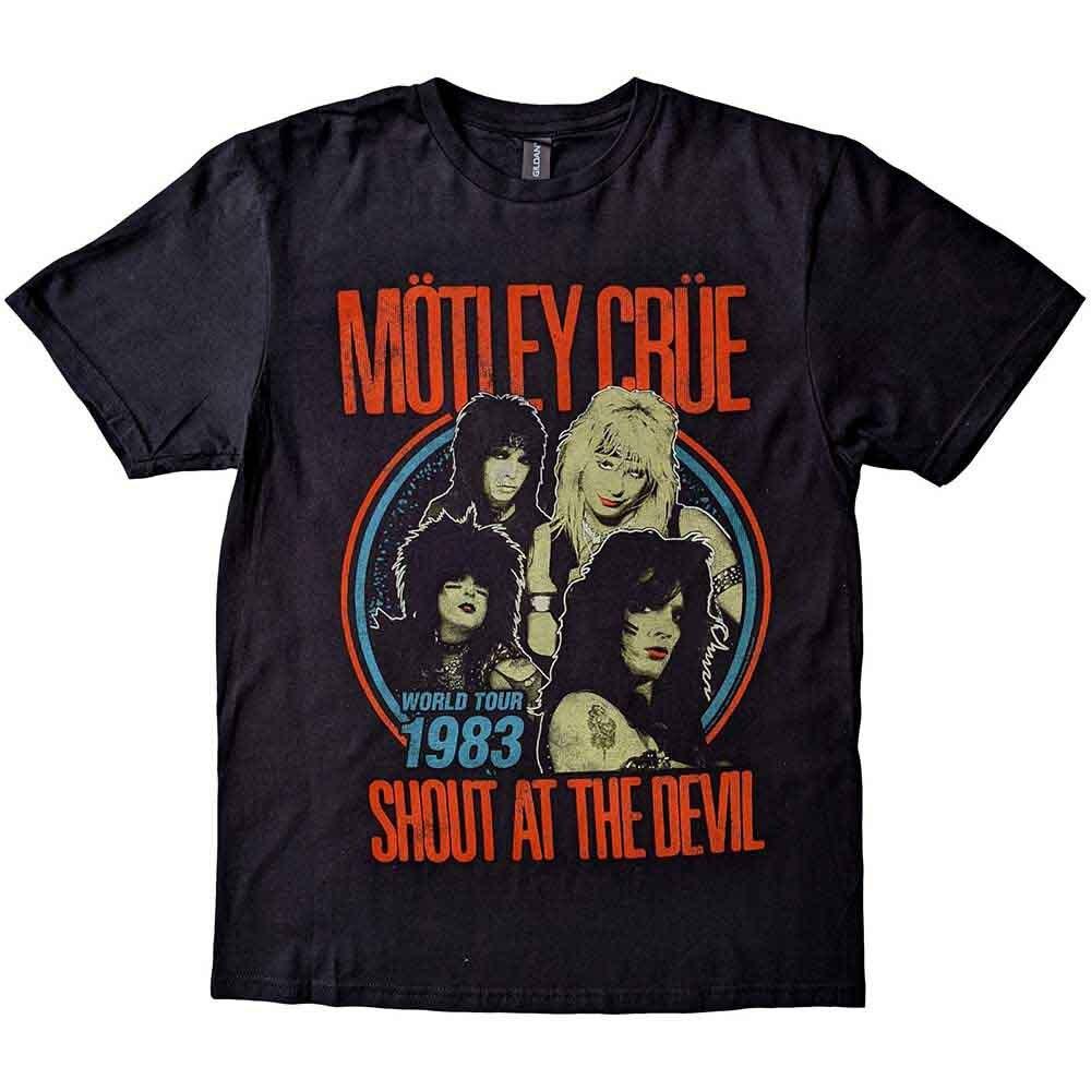 Motley Crue - Vintage Världsturné Djävul (T-shirt)