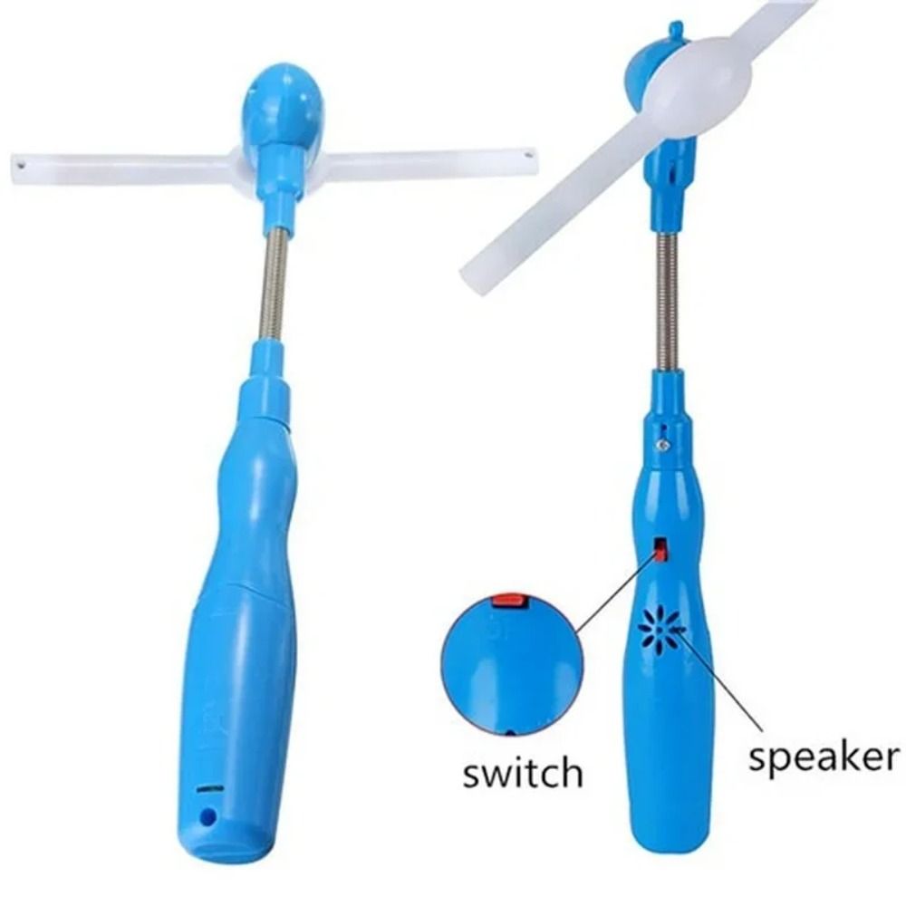 Glow LED Music Windmill Spinner Mini Handheld Light Up Windmill Toy  Indoor