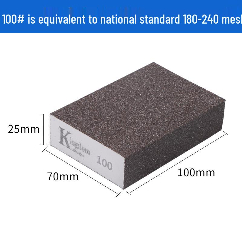 Sponge Sandpaper Block for Wall, Wood, Metal, Rust Removal, Polishing, Grout Cleaning, and Pot Scouring