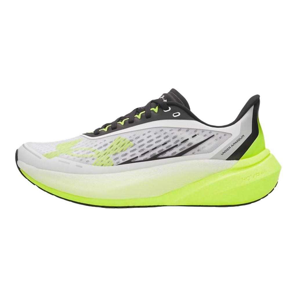 Under Armour Velociti Distance Comfortable Fitting Breathable Running Shoes Men sneaker White Yellow Black 6006030-102