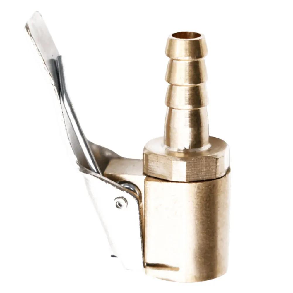 Car Tire Air Chuck 6/8mm Inflator Pump Valve Connector Car Truck Air Pump Chuck Clamp Connector Adapter for Inflatable Pump