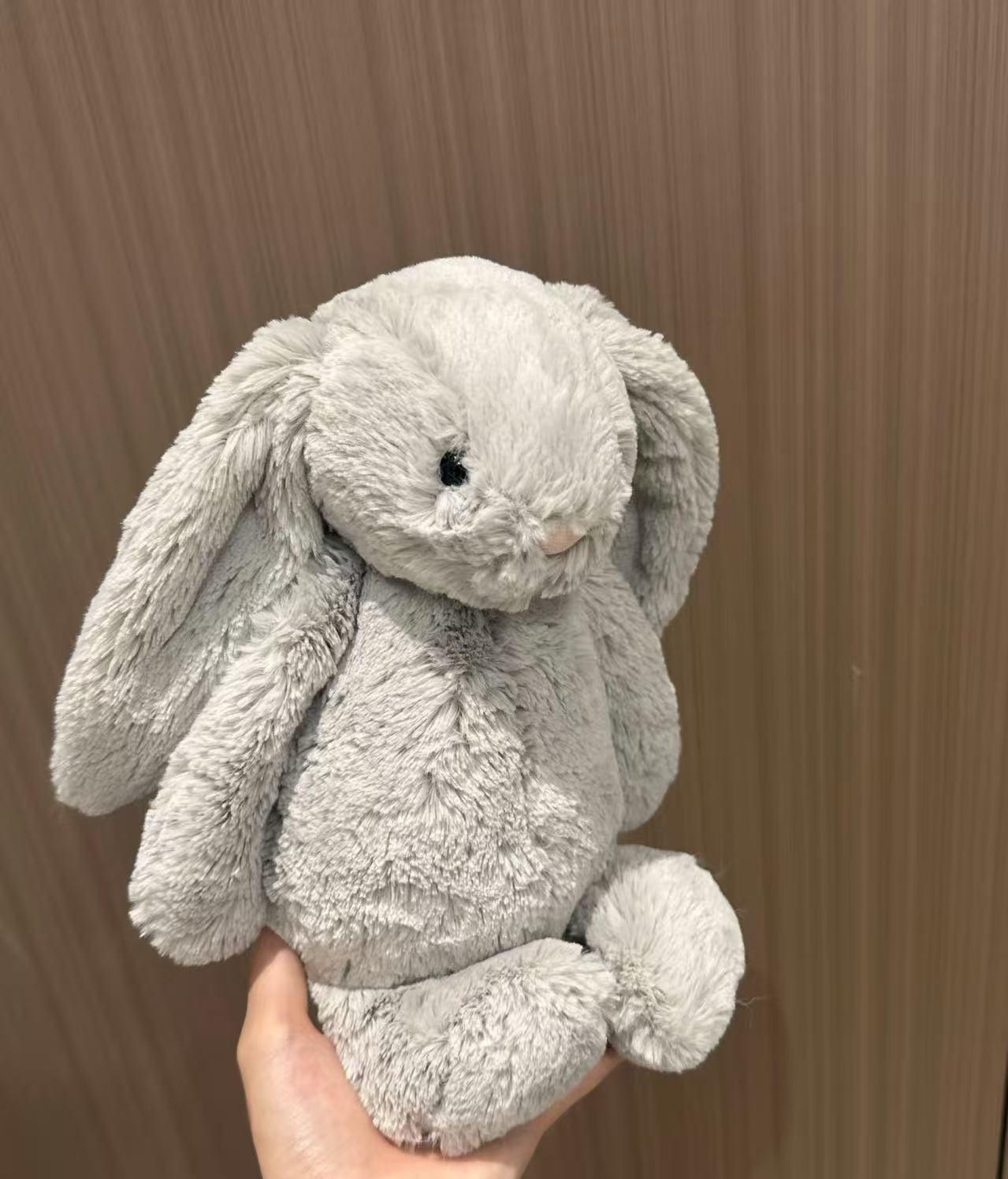 Кукла Зайчик Jellycat UK: Милая, успокаивающая плюшевая игрушка-кролик для детей 31cm with Dustbag