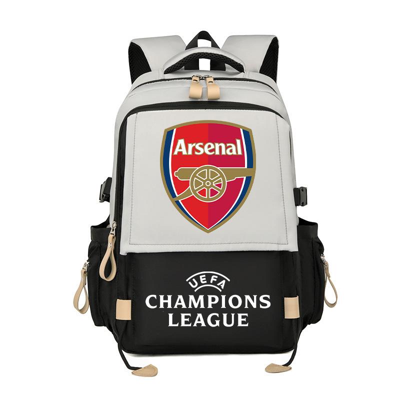 Large Capacity Schoolbag with Shoulder Strap; Student Three-piece Pencil Case Set
