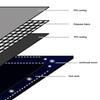 vidaXL Abdeckplane 650 G/m² 3x3 M Grau