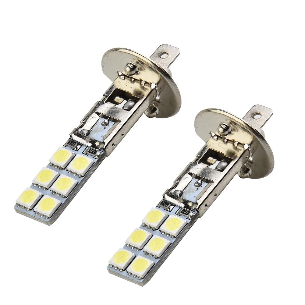 H1 Fog Lights H1 H1-12SMD-5050 Kit 12A Super White