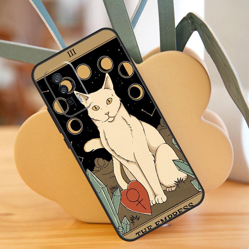 Cats Tarot Witchcraft Case For Xiaomi 14 13 Ultra 11T 12T 13T Pro 12 Lite POCO F6 F5 X6 M6 Pro X5 X3 F3 M5s Cover