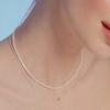 TATIANA (SILVER925) Petit Cubic Silver Necklace NZ2006
