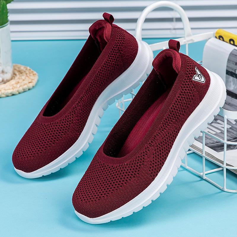 Fashion Casual Breathable Flat Shoes for Women Soft Sole Comfort Slip On Walking Shoes Woman Lightweight Shallow Mouth Summer Loafers