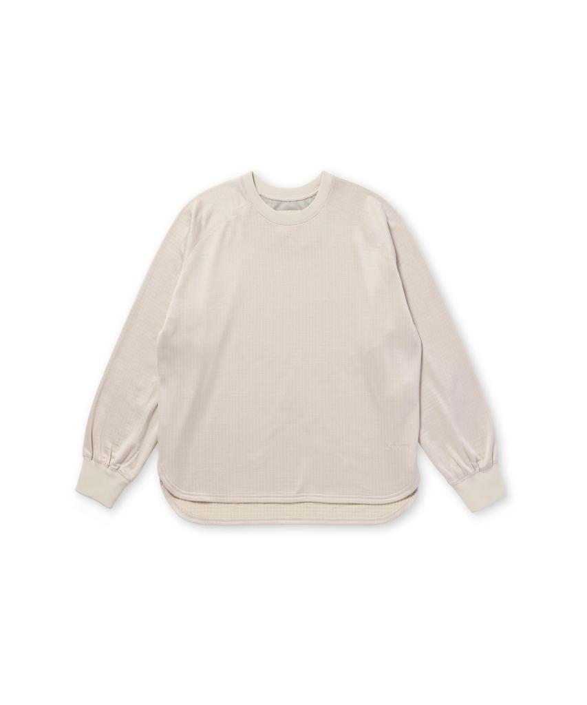 Snow Peak Fusion Grid Pullover Stretch Long Sleeve Grid IVORY 3 L/S Women's