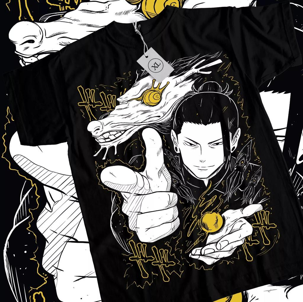 Suguru Geto T-shirt Jujutsu Kaisen Getou Jjk Horror Anime Black Shirt All Size