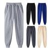 Yousheng Herren Trainingshose Mittelhoch Elastischer Bund Verstellbarer Kordelzug Sporthose mit Taschen Unifarben Lässige Hose Tägliche Kleidung