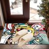 Sponge Expressions Pattern Carpet, Chair Rug,Rug for Office Bedroom Living Rooms, Doormat Decor Fan Gift Christmas Gift