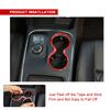 GXP1  BAWA Front Cup Holder Trim Decoration For Dodge Durango 2011 2012 2013 2014 2015 2016 2017 2018 2019 2020 2021 2022 2023