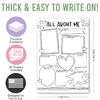 Hadley Designs All About Me Posters Elementary - 20 Star of The Week Poster, All About Me Posters Preschool & Kindergarten, Star Student Poster,