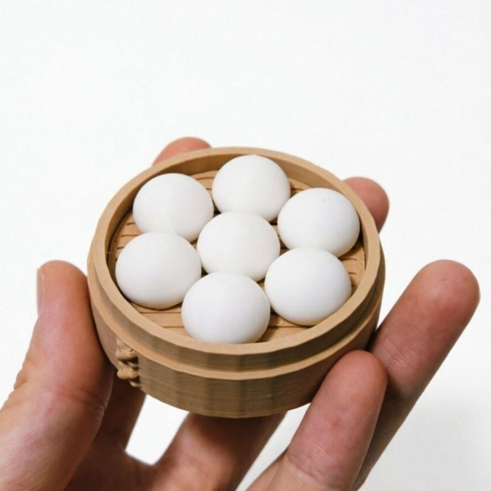 3D Printing Chinese Dim Sum Refrigerator Magnet Plastic Soup Steamer Magnet  Party Favors