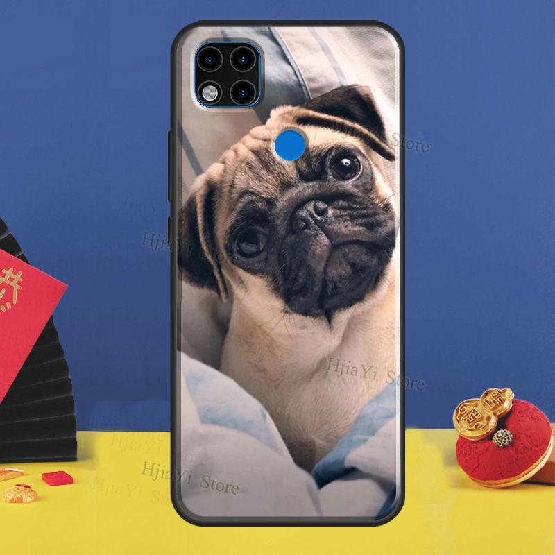Cute Pug Dog Case For Xiaomi Redmi Note 11 Pro Note 10 Pro 9 8 7 9S 10S 11S Cover For Redmi 10 9A 9C 9T