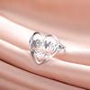 Heart Ring for Mom Flower Finger Jewelry MOMMY Stainless Steel Accessories Mother's Day Gift for Women Family Wholesale 2026 New