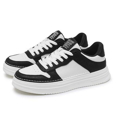 New Spring Men's Shoes Breathable Shoes Versatile Platform White Shoes Sports and Leisure Flat Shoes Trendy Shoes