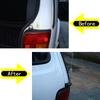For LADA NIVA 4X4 2009- Exterior Modified Stainless Steel Rear Door Radio Antenna Bracket Base Car Accessories
