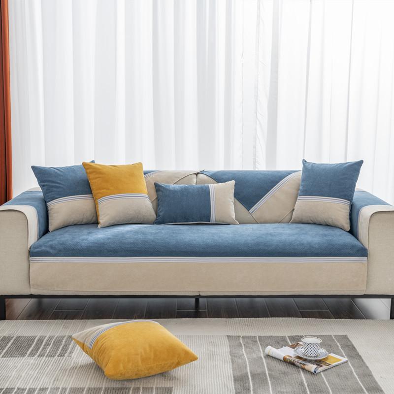 All-Season Non-Slip Waterproof Sofa Cover: Anti-Cat Scratch, Non-Sticky Fabric, Full Coverage