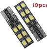 10pcs Car LED Lights Bulb 6000K White Lighting Error Free Canbus For Mercedes W204 C300 DC12-24V Accessories Car Light Bulbs