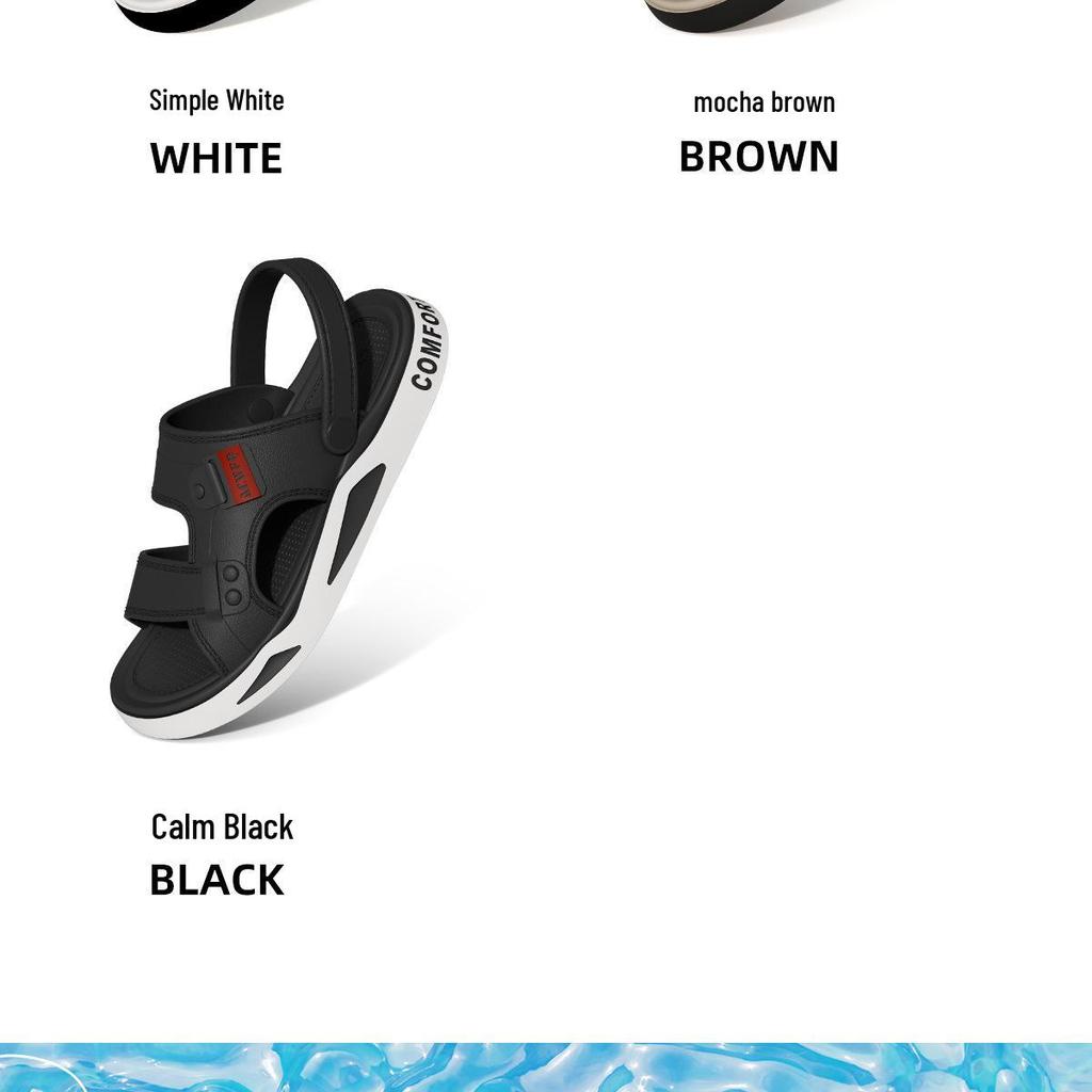 Lidani Men's 2025 Non-Slip EVA Driving Slippers: Large Size Outdoor Summer Sandals