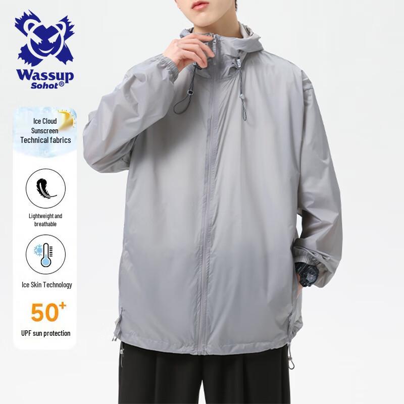 Wassup Sohot Men's Summer Sun Protection Hooded Jacket