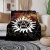 Supernatural Anti-Possession Symbol T-Shirt - Occult ClothingBlanket Flannel Throw Blanket for Sofa, Bed, Travel, Camping, Office, Couch, Ch