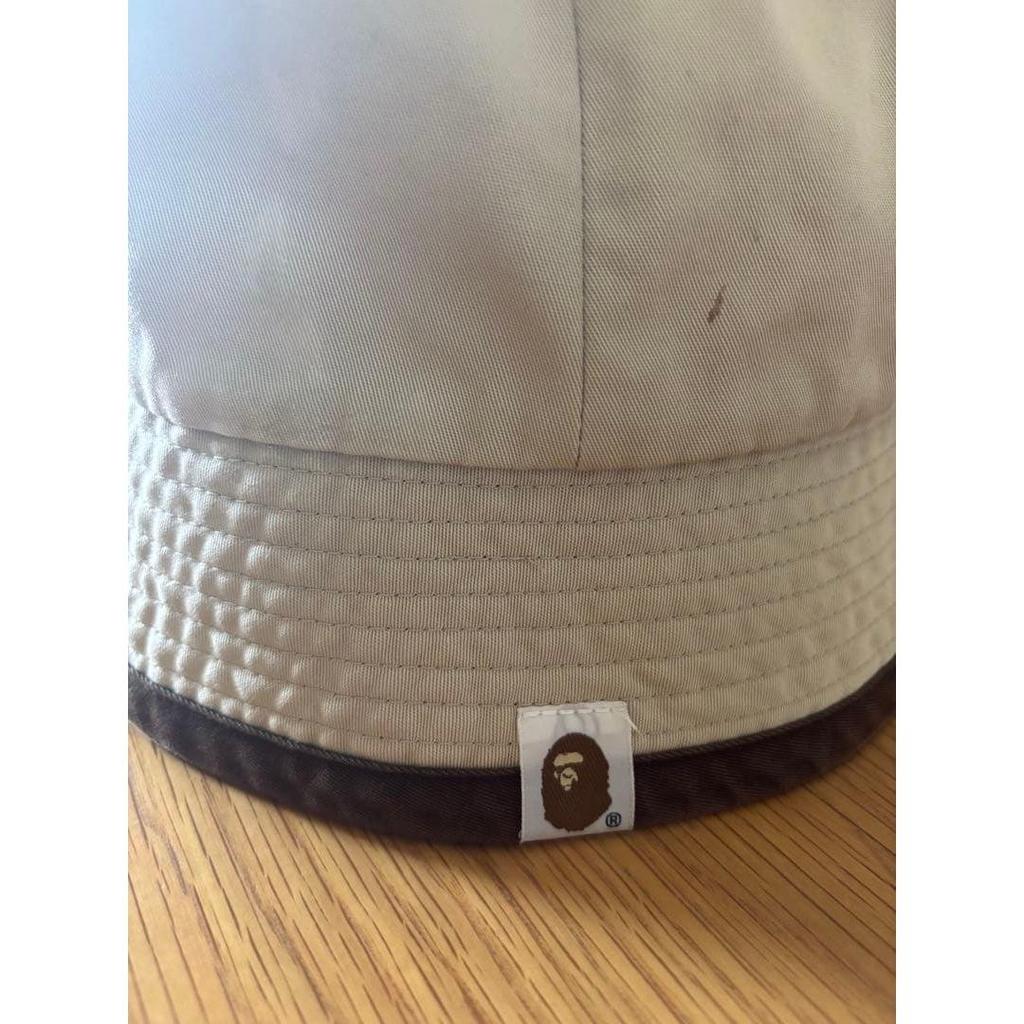 Used A BATING APE reversible bucket hat beige/brown