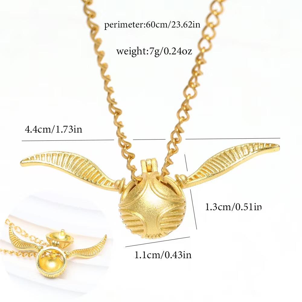 Collana con Pendente Boccino d'Oro per Donna, Accessorio Regalo alla Moda e Squisito Catena Clavicola