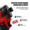 multi-fit impact driver long life strong driving force easy to control 20v rechargeable power tool for Milwaukee battery pin