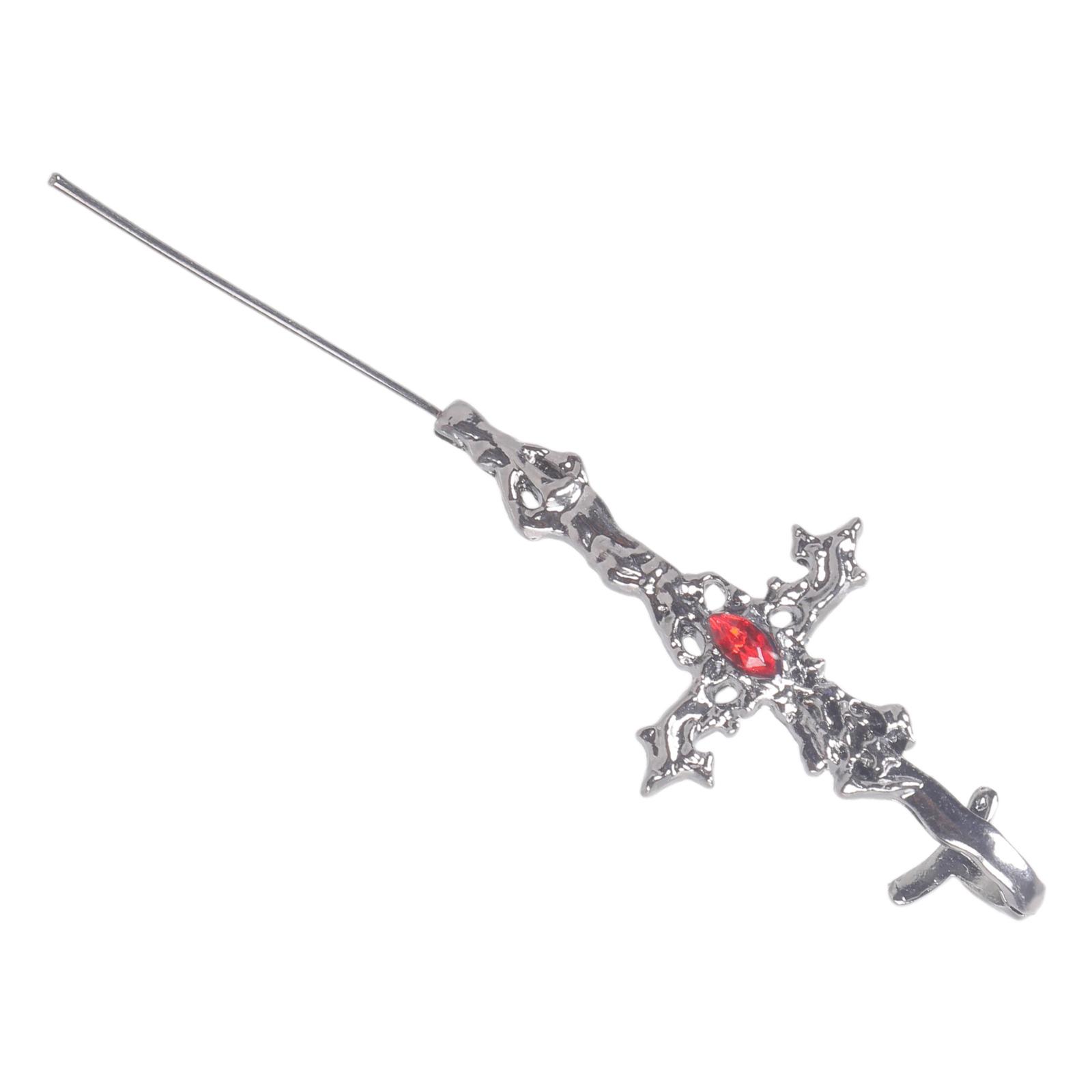 

Готичні сережки-хрестики в панк-стилі, гіпоалергенні сплавні сережки-пусети для чутливих вух, темні естетичні прикраси, ідеальні для концертів та щоденного носіння чорний