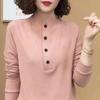 2025 Trendy German Velvet Long Sleeve Slimming Women's Shirt