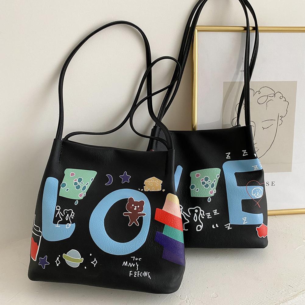 graffiti shoulder bag